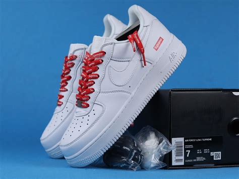 supreme air force 1 white box.